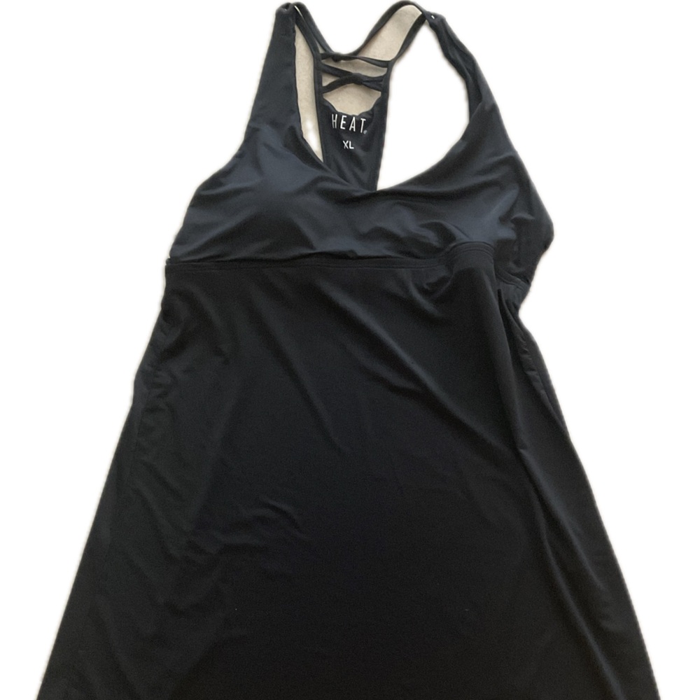 Black Sleeveless Swimwear Dress
